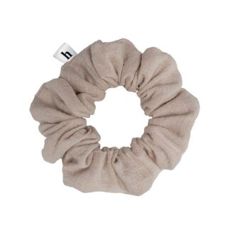 HELLA OATMILK LINEN SCRUNCHIE PETITE